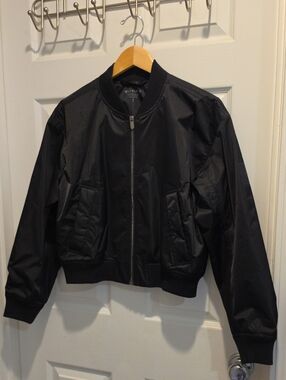 Athleta Black Women's Bomber Jacket
